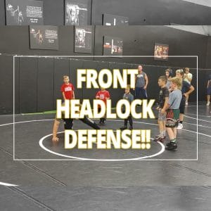 Front Headlock Defense
